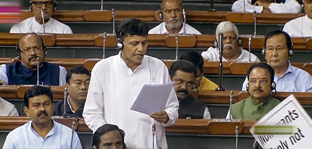 No confidence motion by opposition in Lok Sabha against central government