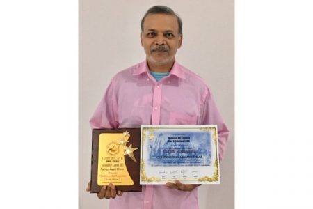 ऑनलाईन चित्रकला स्पर्धेत चंद्रशेखर रांगणेकर प्रथम