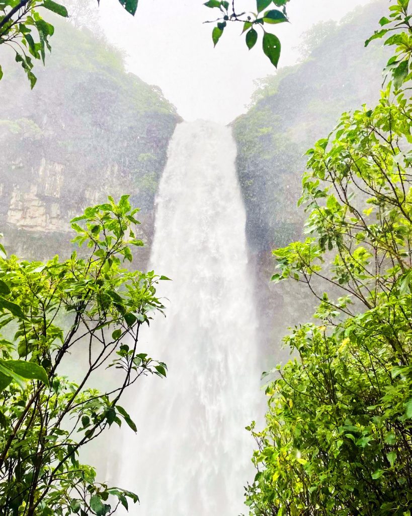 धबधब्याचा आनंद लुटणाऱ्या पर्यटकांना प्रवेशबंदी Tourists enjoying the waterfall are not allowed to enter