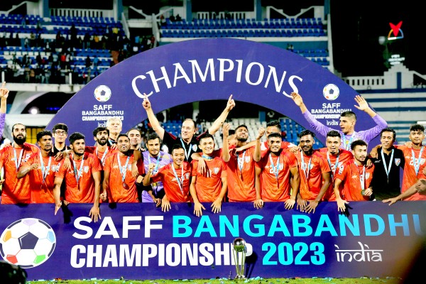 सॅफ स्पर्धेत भारत नवव्यांदा अजिंक्य