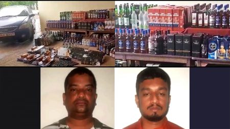 Liquor worth 4 lakh seized in Belgaum!!!