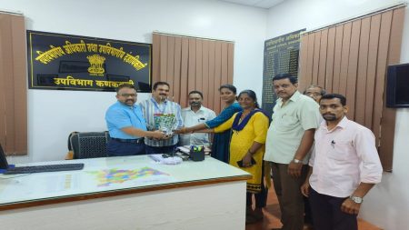 ह्युमन राईट असोसिएशनने केलं उपविभागीय अधिकारी जगदीश कातकर यांचे स्वागत