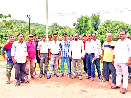 over dumping of soil in agriculture at Undir Bandoda