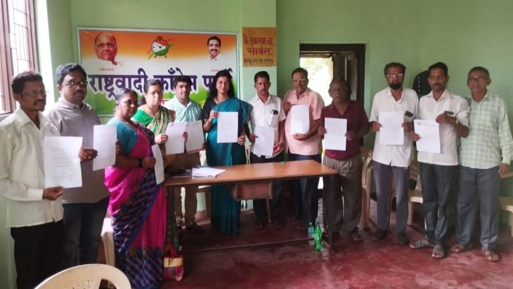 वेंगुर्ले तालुक्यातील राष्ट्रवादीचे सर्व पदाधिकारी शरद पवारांसोबतच !