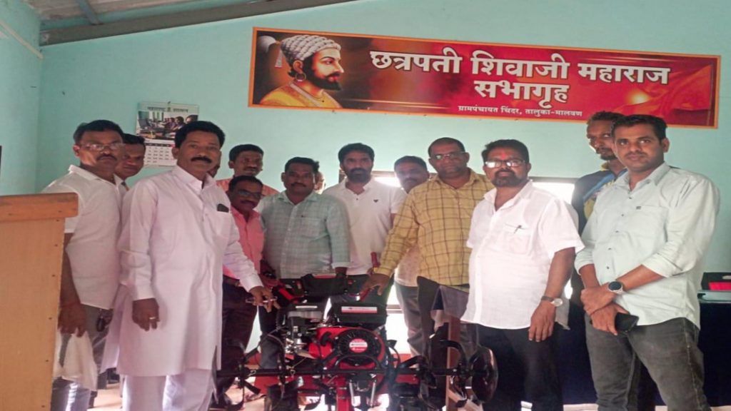 शेतकऱ्यांसाठी निलेश राणेंनी उपलब्ध करून दिला पावरविडर !