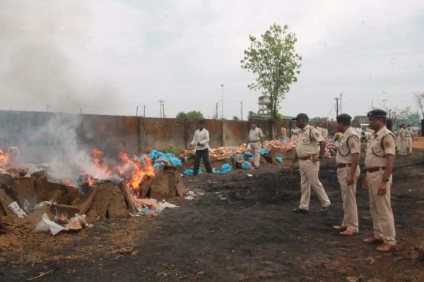 2,381 कोटीचे अमली पदार्थ नष्ट