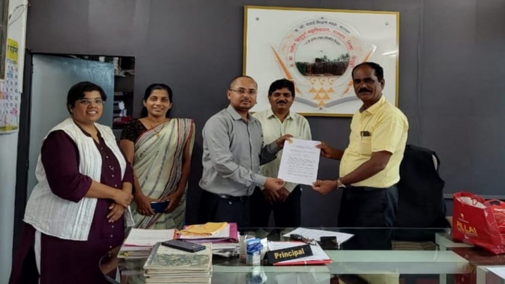 सिंधुदुर्ग महाविद्यालयाचा पिल्लाई इन्स्टिट्यूट सोबत सामंजस्य करार