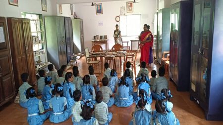 श्री रामेश्वर वाचनालय कांदळगाव येथे ”बालकुमार ज्ञान कोपरा” ह्या उपक्रमाची सुरुवात