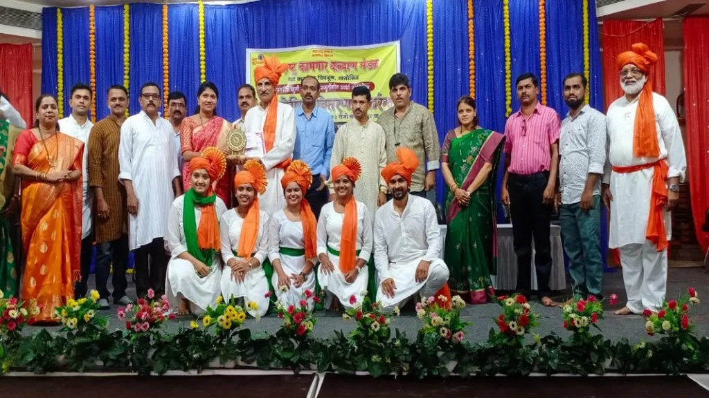 गटस्तरीय समरगीत स्पर्धेत कामगार कल्याण केंद्र,कुडाळ संघ प्रथम