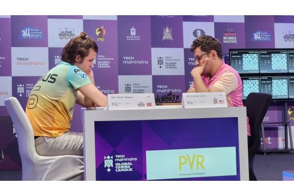 संभाव्य विजेत्यांना धक्के, कार्लसन दुसऱ्यांदा एरोनियनकडून पराभूत