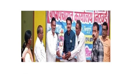 मालेगाव पंचायत समिती पथकाची निरवडे ग्रामपंचायतीला भेट !