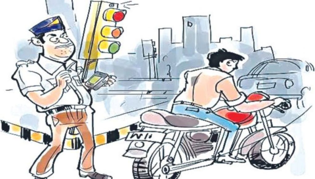 वाहतूक नियम उल्लंघनप्रकरणी 25. 65 कोटींचा दंड वसूल 25.65 crores fine for violation of traffic rules