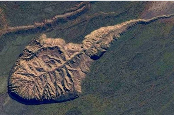 World's largest permafrost crater in Siberia