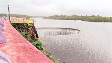 Salawali dam reservoir finally 'overflowed'