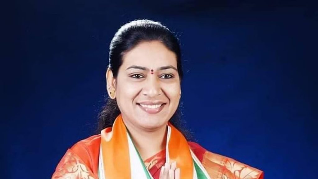 MLA Saroj Ahire with Ajit Pawar group