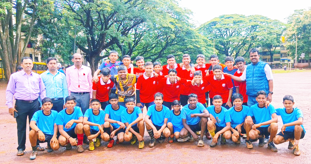 Double football crown for Bharatesh School