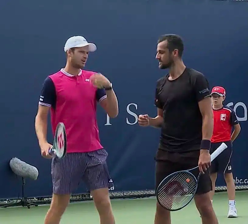 Hurquez-Pević In the quarterfinals of the doubles