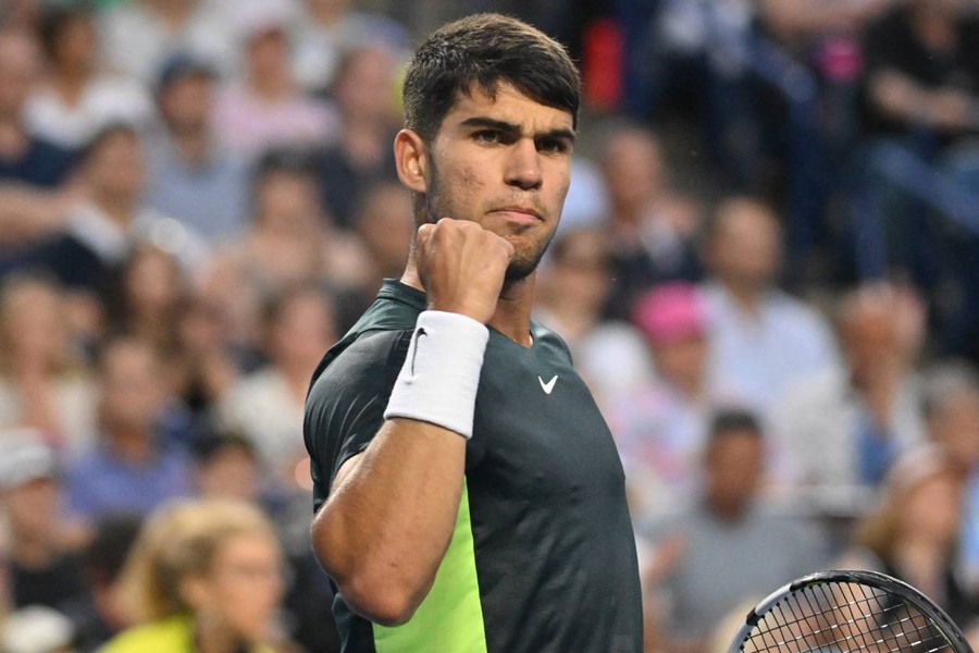 Spain's Alcarez in the quarterfinals