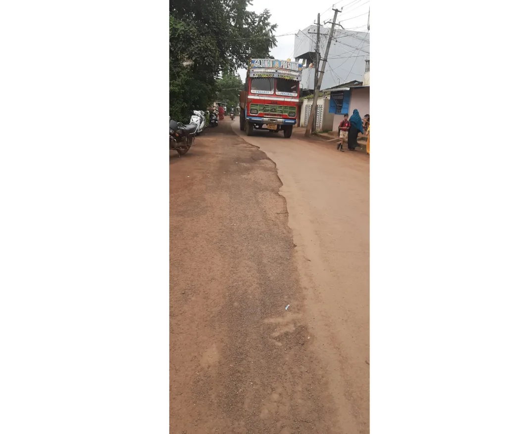 Uneven Raghunath Peth Road is in poor condition