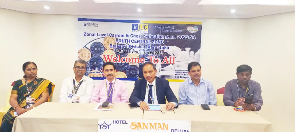 LIC South Regional Chess and Carrom Tournament Today