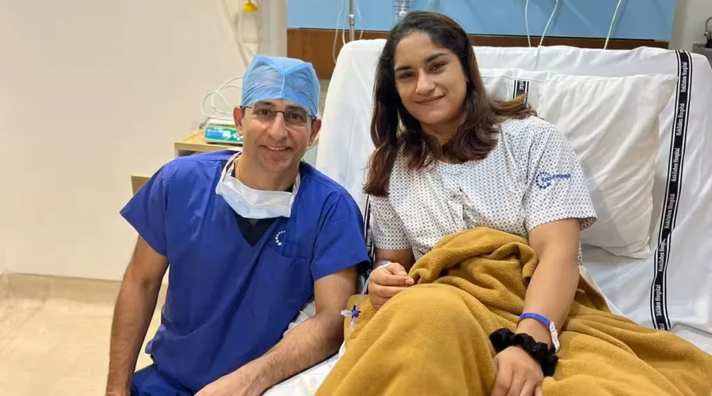 विनेश फोगटवर यशस्वी शस्त्रक्रिया Successful surgery on Vinesh Phogat