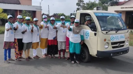 141 women working on garbage trucks of gram panchayat