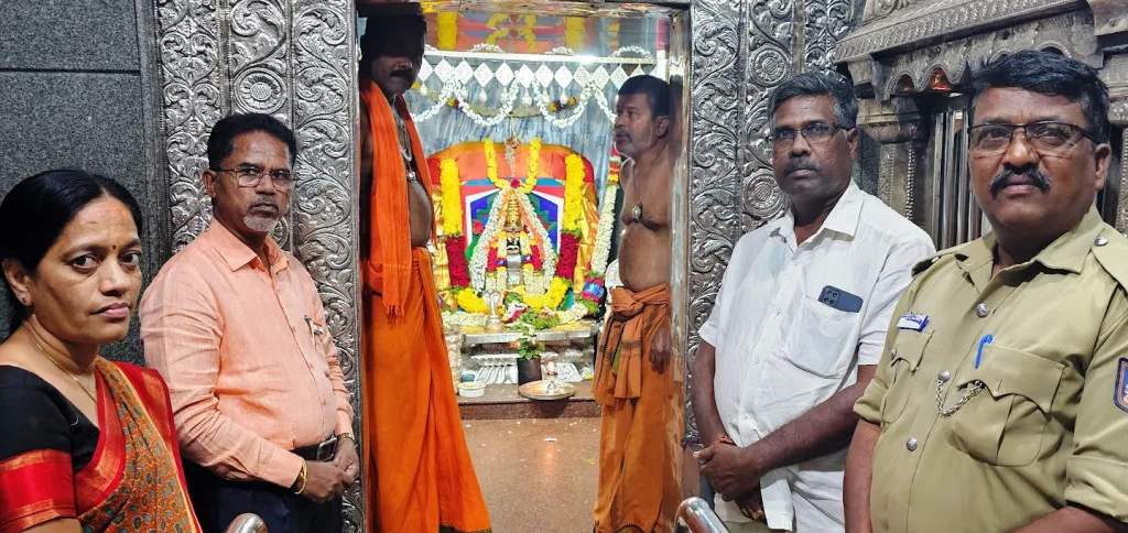 Commencement of religious programs on the occasion of Shravanmasa at Yallamma temple