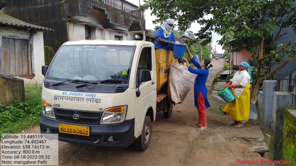 Response to the garbage collection campaign of jillha panchyat