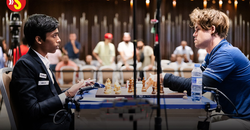 Pragyanand-Carlson final fight in 'tiebreaker'