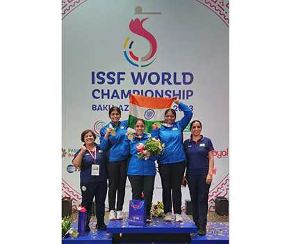 Gold for India in World Shooting Championship