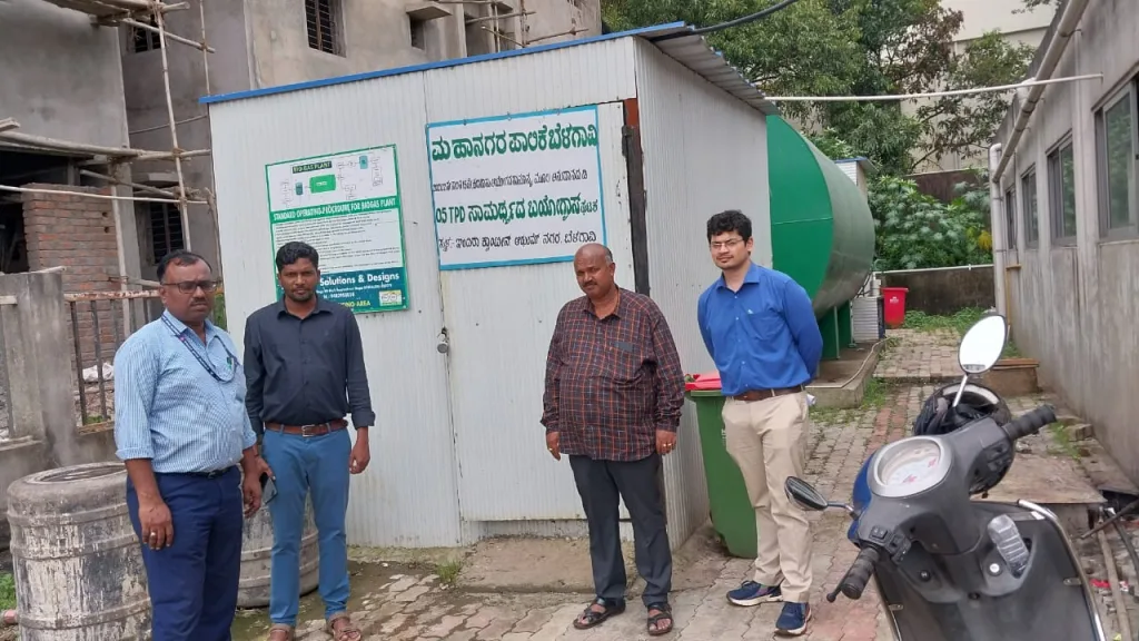 Inspection of various projects by central team