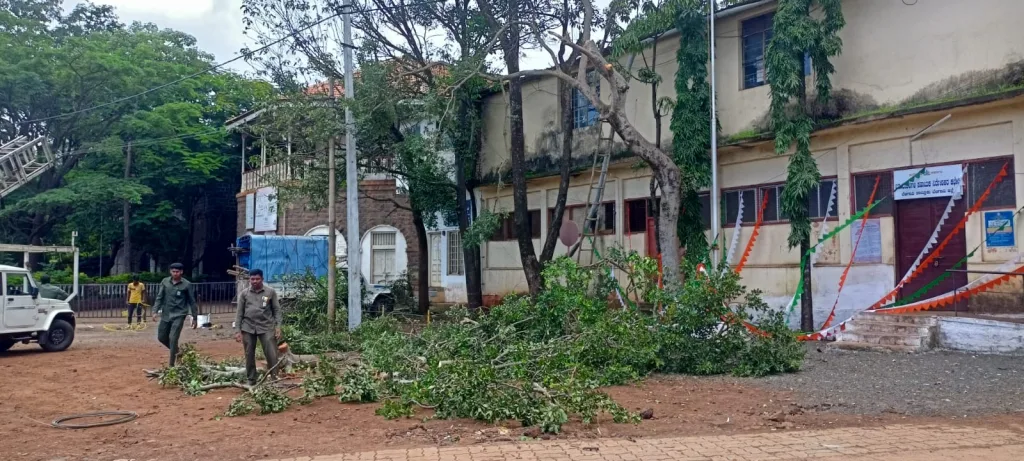 गणेशोत्सवासाठी हेस्कॉमकडून दुरुस्तीचे काम हाती Hescom undertakes repair work for Ganeshotsav