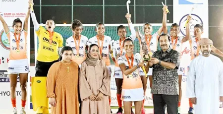 India unbeaten in Women's Hockey Fives Asian Championship