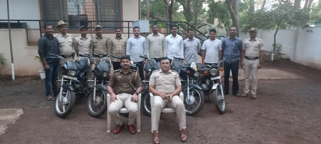 One person was arrested in the case of two-wheeler theft