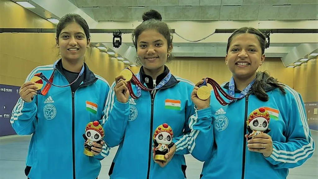 Two gold medals for Sift Kaur Samra