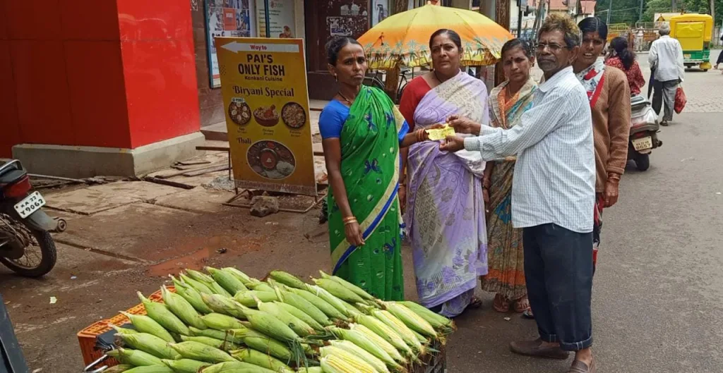 Women vegetable sellers are harassed by youths