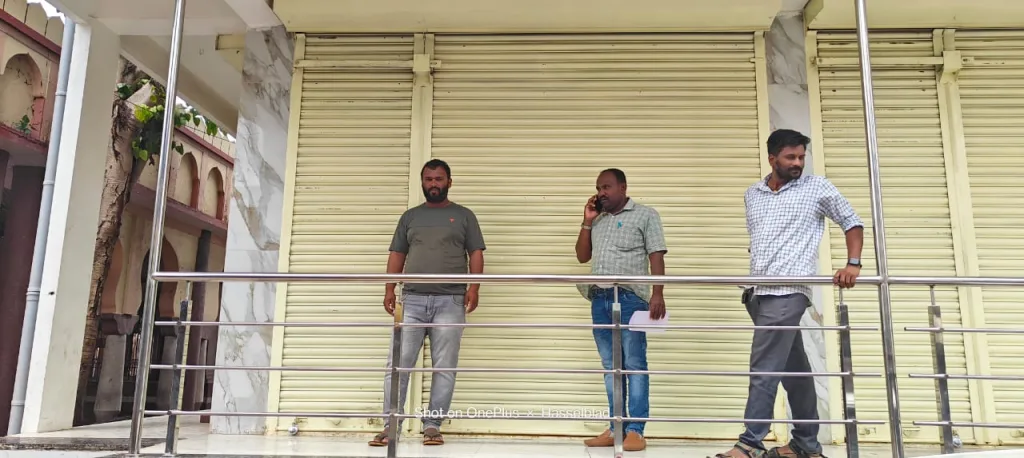 The service center at Chinchali was raided by the authorities