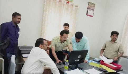 Inspection of Sub-Registrar Office by Lokayukta