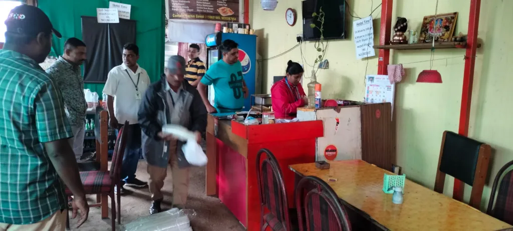 Plastic seized in Khasbag, Nath Pai Circle area