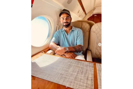 Virat Kohli returned by charter flight