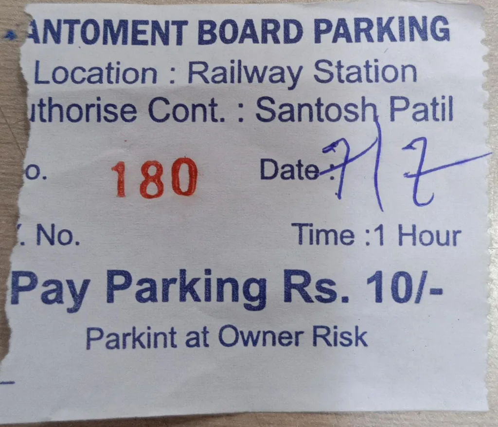 Parking fee charged on Station Road