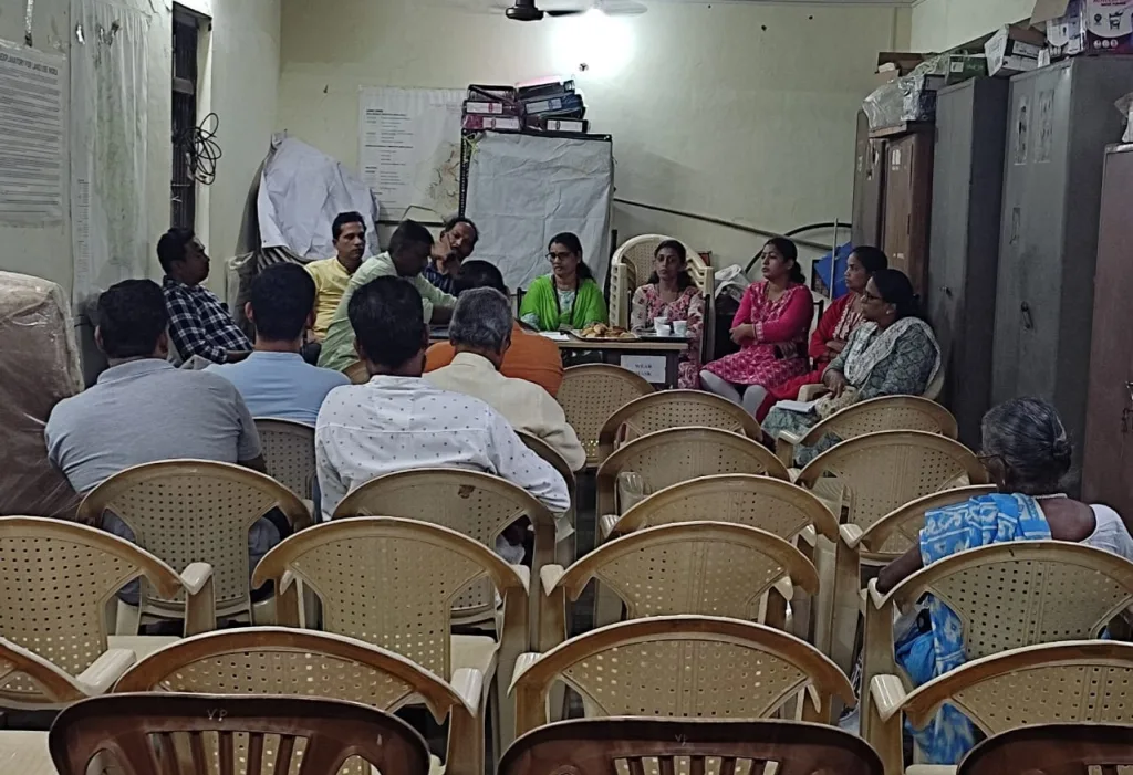 Poor attendance of villagers at Wadi Talawali Gram Sabha