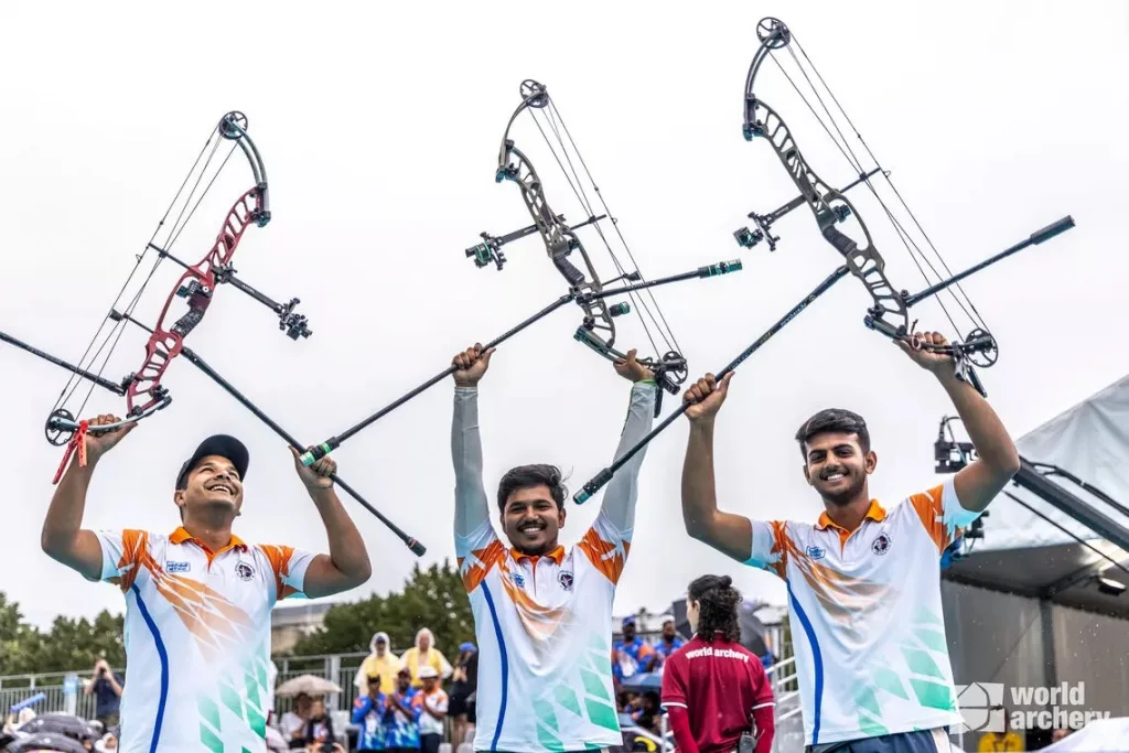 Two gold medals from Indian archers