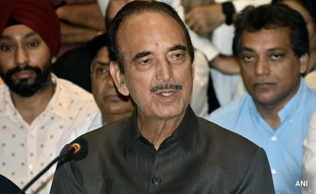Opposition's walkout on no-confidence motion wrong: Azad ​Look up details