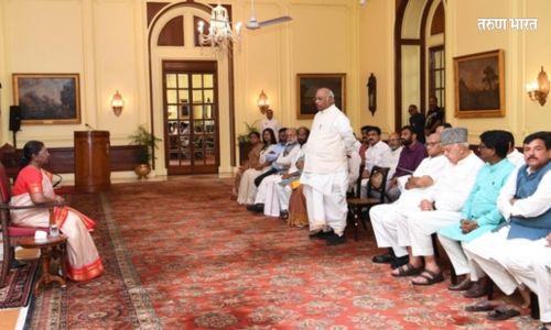mallikar Kharge opposition parties met President Murmu