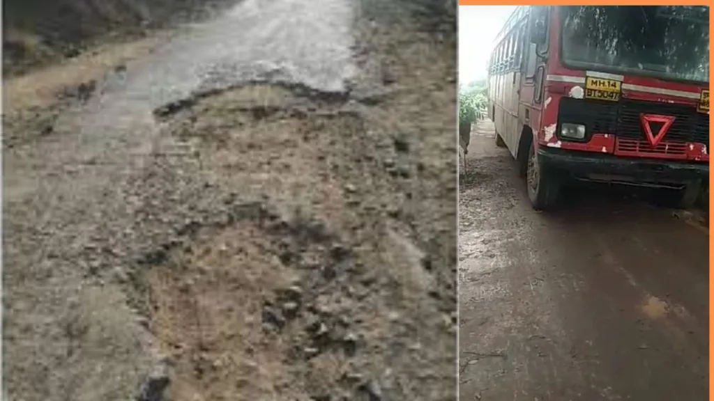 हा जीवघेणा प्रवास थांबणार कधी? चालकांची कसरत तर प्रवाशांची धाकधूक shahuwadi malkapur news Wakurde Khurd to Antri Khurd road