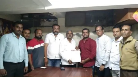 Ratnadeep Gaikwad as City President of Unorganized Workers