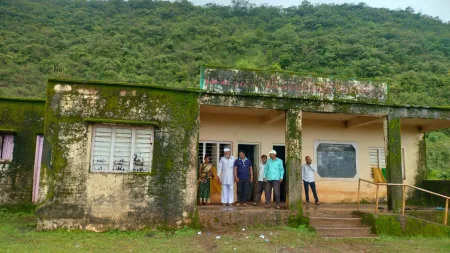 School leak at Bokya Dhagarwad in Radhanagari kolhapur news
