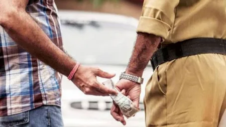 Assistant Police Inspector in the net while accepting a bribe