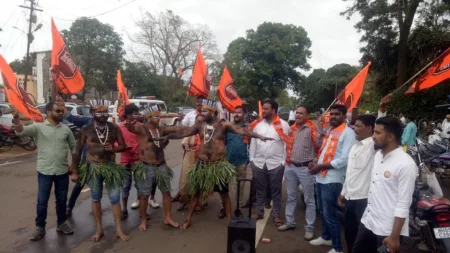 MNS tribal protest movement Demand for re-reservation